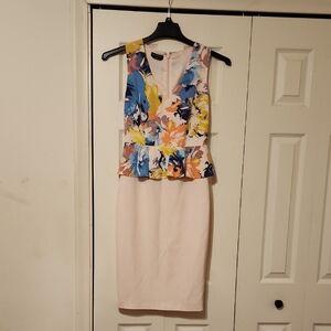 Bebe Multicolor Floral Dress